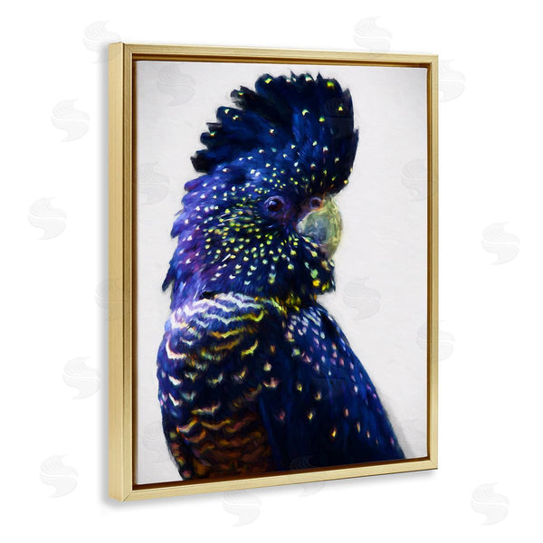Stupell Industries Urban Road | Tropical Bird With Blue Feathers