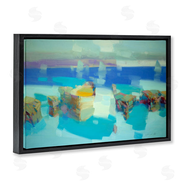 Stupell Industries Vahe Yeremyan | Abstract Nautical Cliffs