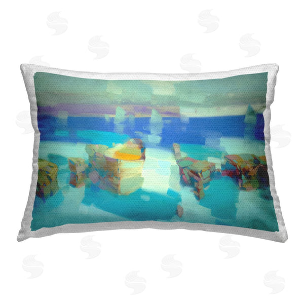 Stupell Industries Vahe Yeremyan | Abstract Sea Stacks