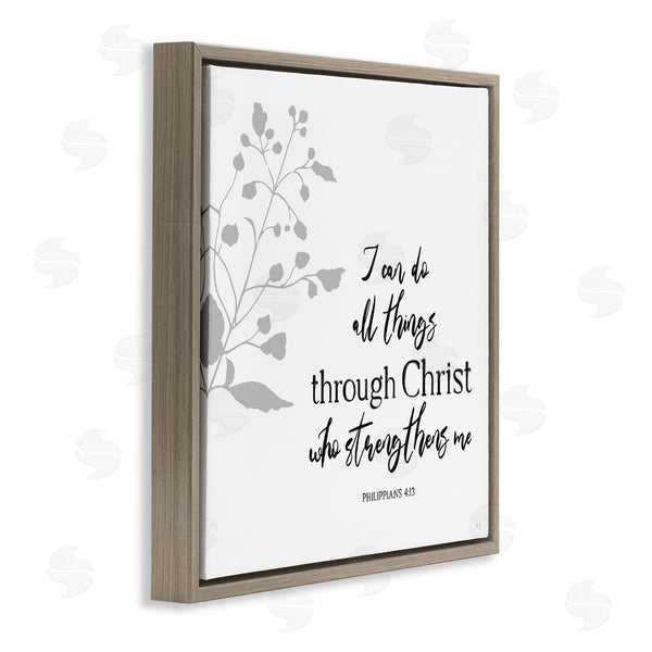 Stupell Industries Val Rhodes | All Things Through Christ