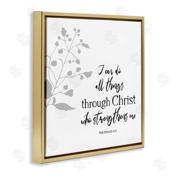 Stupell Industries Val Rhodes | All Things Through Christ