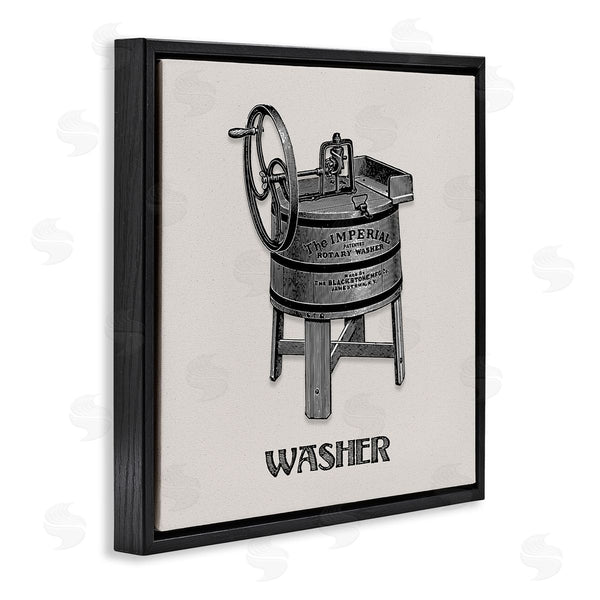 Stupell Industries Val Rhodes | Antique Rotary Washer Wall Art