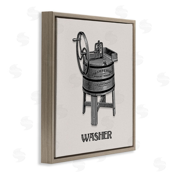 Stupell Industries Val Rhodes | Antique Rotary Washer Wall Art