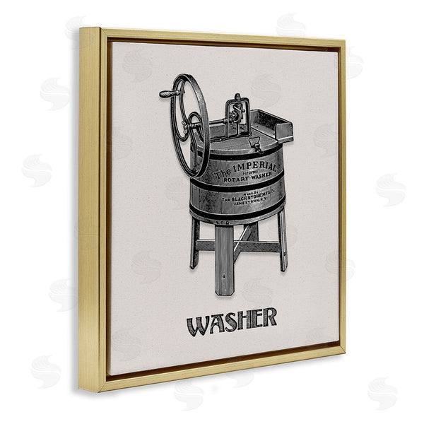 Stupell Industries Val Rhodes | Antique Rotary Washer Wall Art