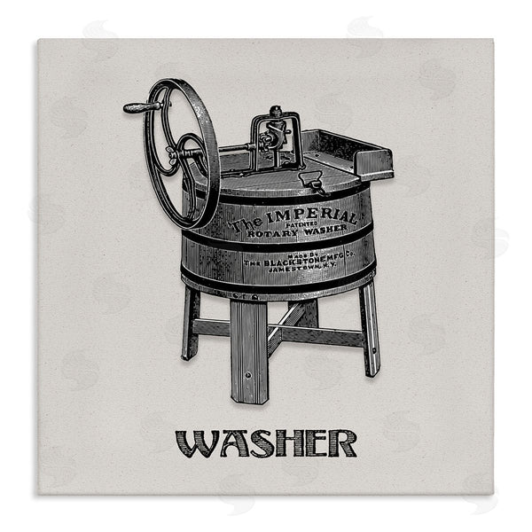 stupell industries Val Rhodes | Antique Rotary Washer Wall Art