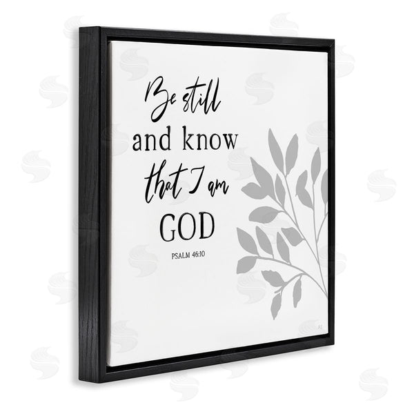 Stupell Industries Val Rhodes | Be Still Spiritual Proverb