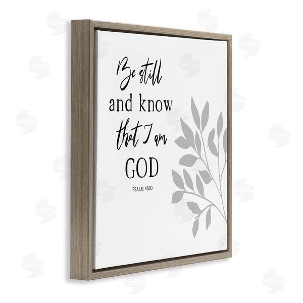 Stupell Industries Val Rhodes | Be Still Spiritual Proverb
