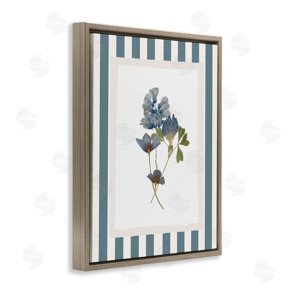 Stupell Industries Val Rhodes | Blue Summer Memory Florals Wall Art