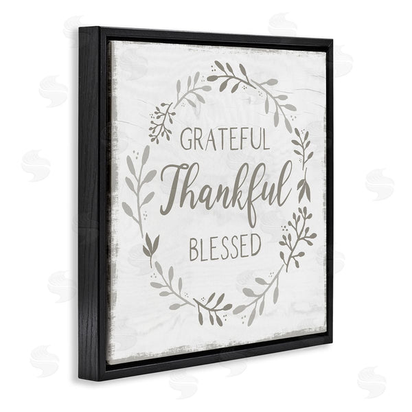 Stupell Industries Val Rhodes | Cottage Gratitude Wreath