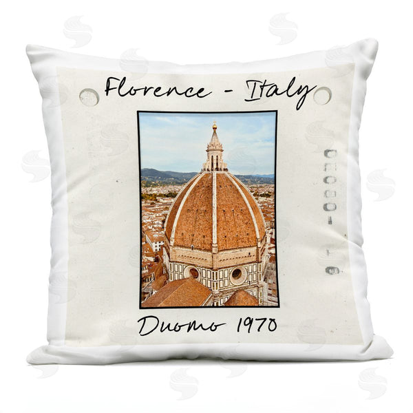 Stupell Industries Val Rhodes | Florence Italy Travel View Printed Throw Pillow