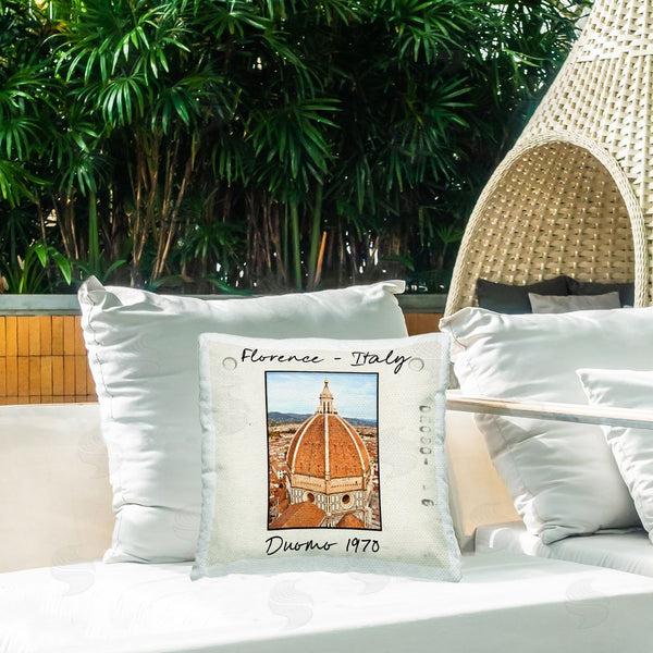 Stupell Industries Val Rhodes | Florence Italy Travel View Printed Throw Pillow