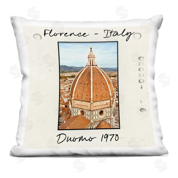 stupell industries Val Rhodes | Florence Italy Travel View Printed Throw Pillow