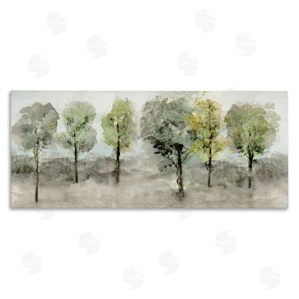 stupell industries Val Rhodes | Splashed Watercolor Trees Wall Art