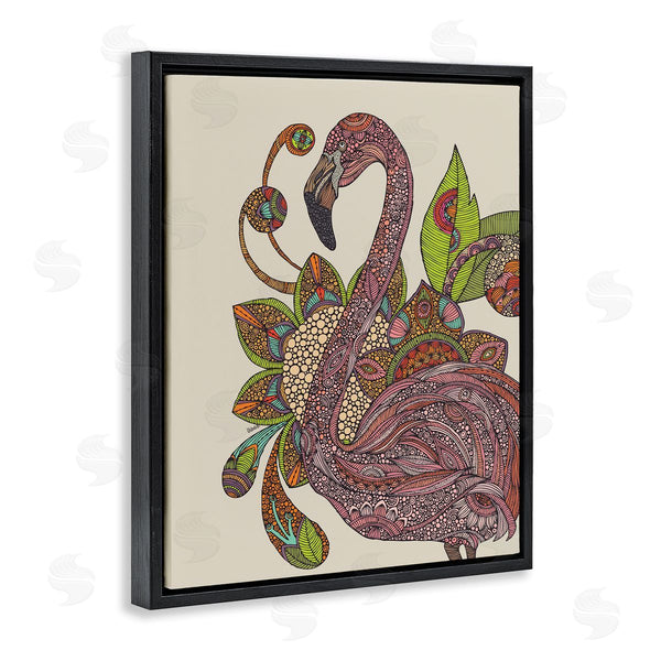 Stupell Industries Valentina Harper | Flamingo Bold Paisley Botanicals Complex Floral Details Wall Art