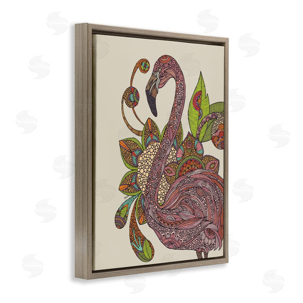 Stupell Industries Valentina Harper | Flamingo Bold Paisley Botanicals Complex Floral Details Wall Art