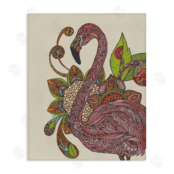 stupell industries Valentina Harper | Flamingo Bold Paisley Botanicals Complex Floral Details Wall Art