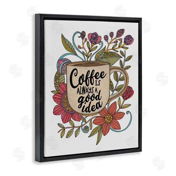 Stupell Industries Valentina Harper | Floral Coffee Good Idea