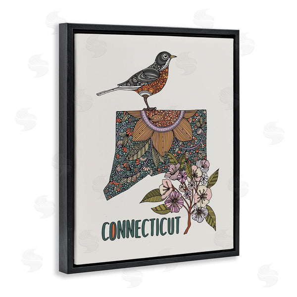 Stupell Industries Valentina Harper | Floral Connecticut State