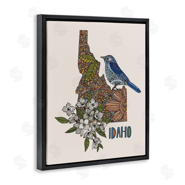 Stupell Industries Valentina Harper | Floral Idaho State Wall Art