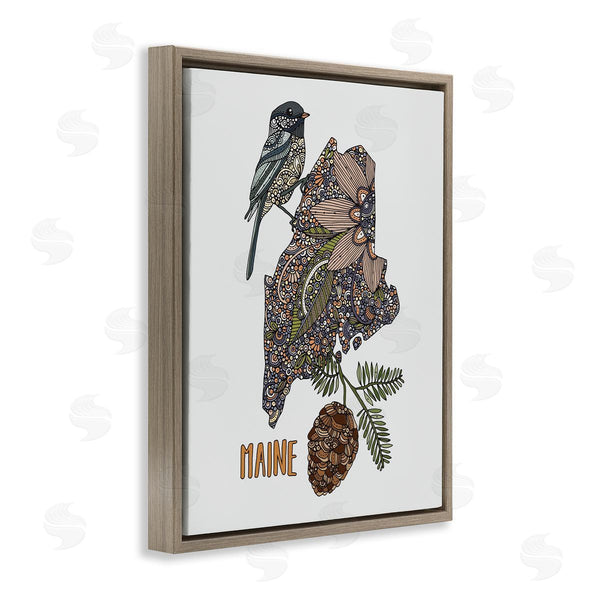 Stupell Industries Valentina Harper | Floral Maine State