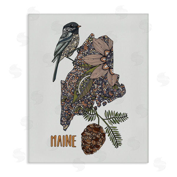 stupell industries Valentina Harper | Floral Maine State