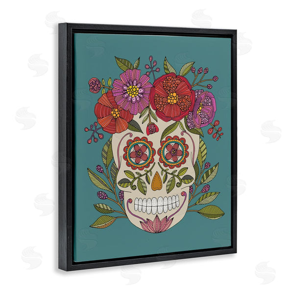 Stupell Industries Valentina Harper | Floral Sugar Skull