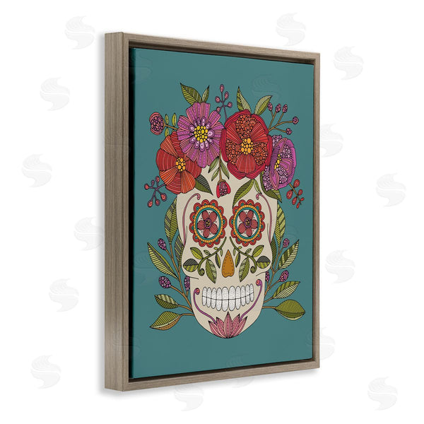 Stupell Industries Valentina Harper | Floral Sugar Skull