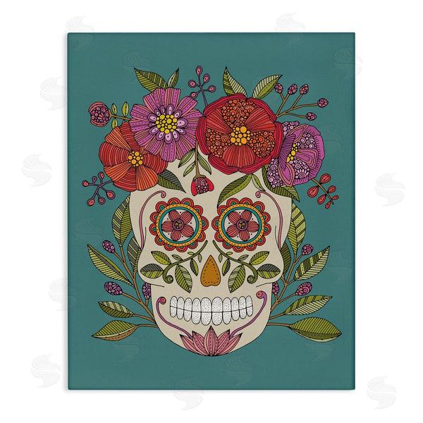 stupell industries Valentina Harper | Floral Sugar Skull