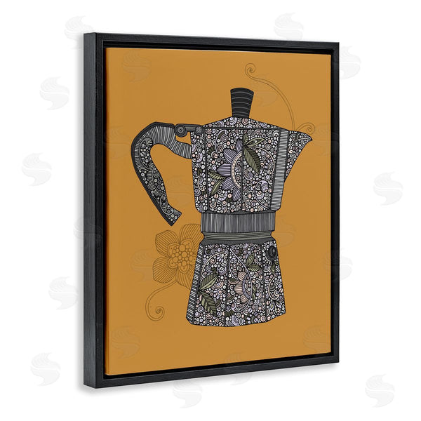 Stupell Industries Valentina Harper | Moka Pot Coffee Maker