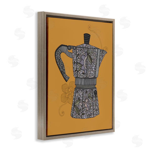 Stupell Industries Valentina Harper | Moka Pot Coffee Maker