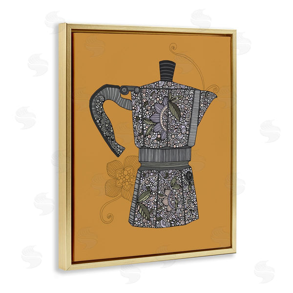 Stupell Industries Valentina Harper | Moka Pot Coffee Maker