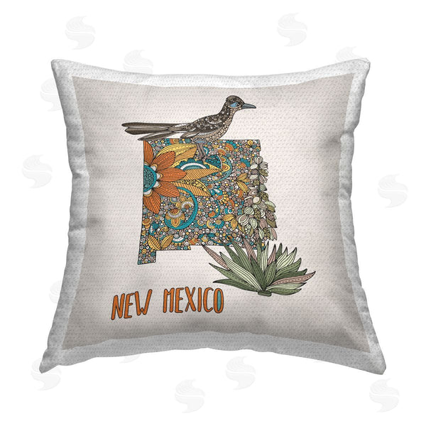 Stupell Industries Valentina Harper | New Mexico Yucca Flower Patterned Printed Throw Pillow