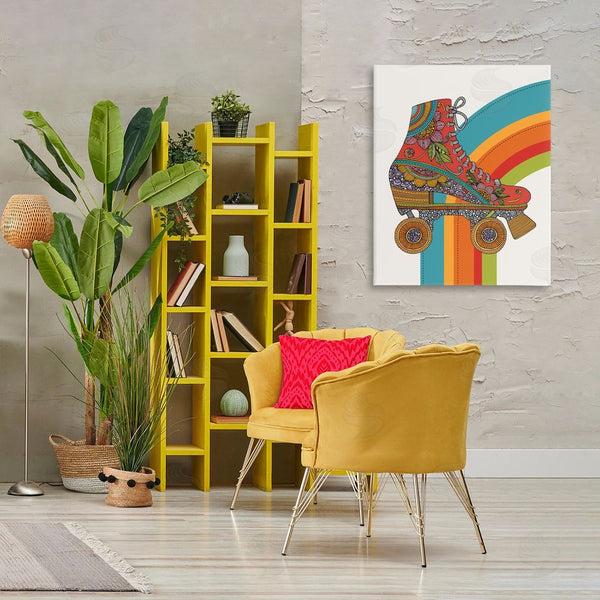 Stupell Industries Valentina Harper | Vintage Boho Roller Skate Wall Art