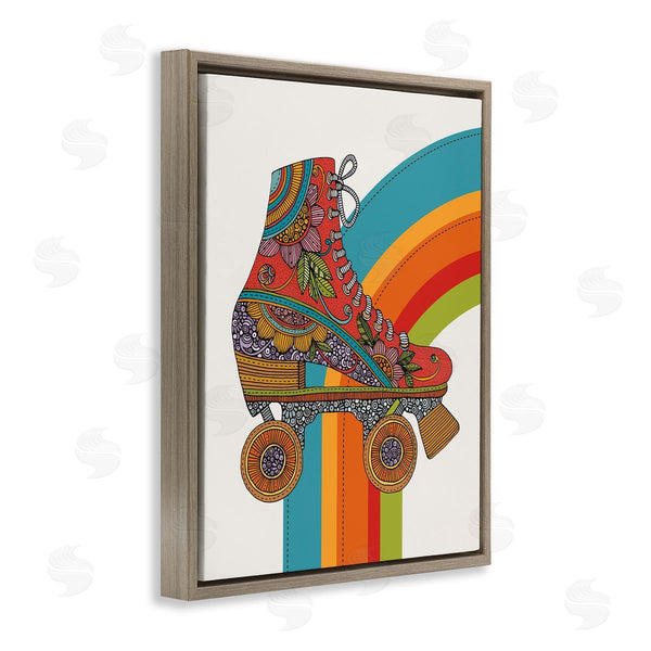 Stupell Industries Valentina Harper | Vintage Boho Roller Skate Wall Art