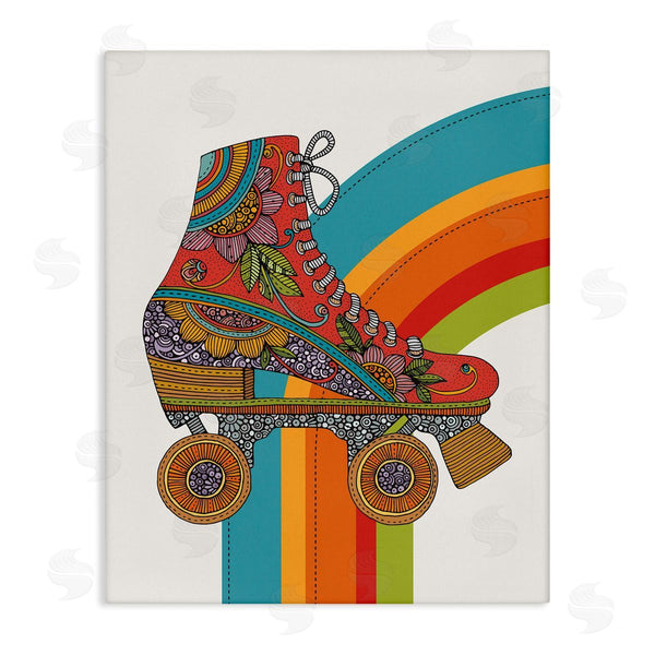 stupell industries Valentina Harper | Vintage Boho Roller Skate Wall Art