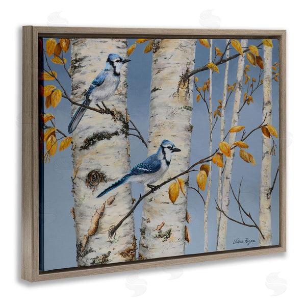 Stupell Industries Valerie Rogers | Blue Jay Autumn Day