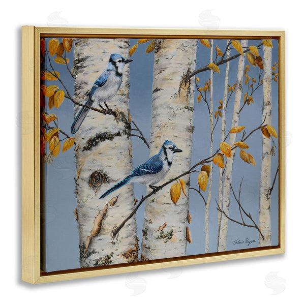 Stupell Industries Valerie Rogers | Blue Jay Autumn Day
