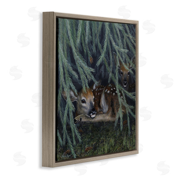 Stupell Industries Valerie Rogers | Deer Under Forest Tree Wall Art