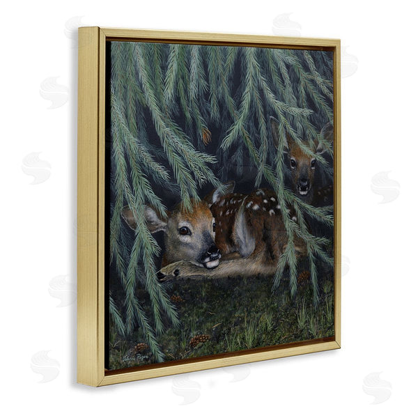 Stupell Industries Valerie Rogers | Deer Under Forest Tree Wall Art