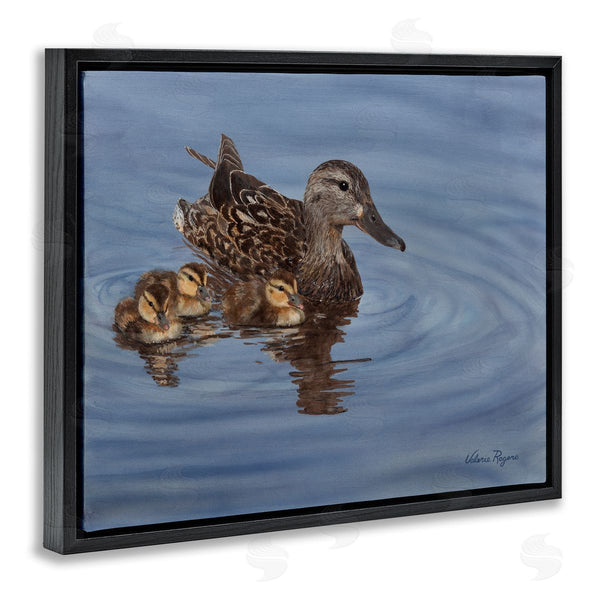 Stupell Industries Valerie Rogers | Duck Family Ripples