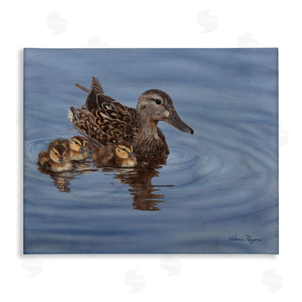 stupell industries Valerie Rogers | Duck Family Ripples