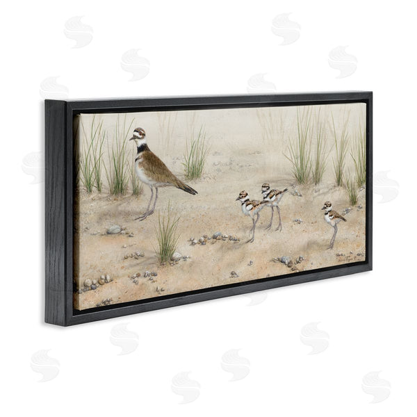 Stupell Industries Valerie Rogers | Kildeer Birds Stepping Wall Art