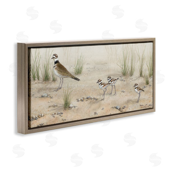 Stupell Industries Valerie Rogers | Kildeer Birds Stepping Wall Art