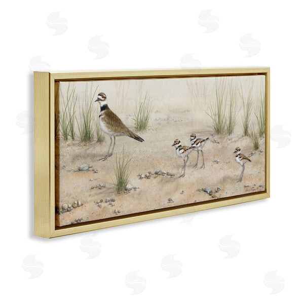 Stupell Industries Valerie Rogers | Kildeer Birds Stepping Wall Art