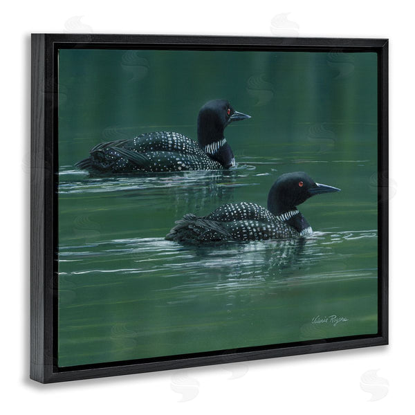 Stupell Industries Valerie Rogers | Peaceful Loon Duo