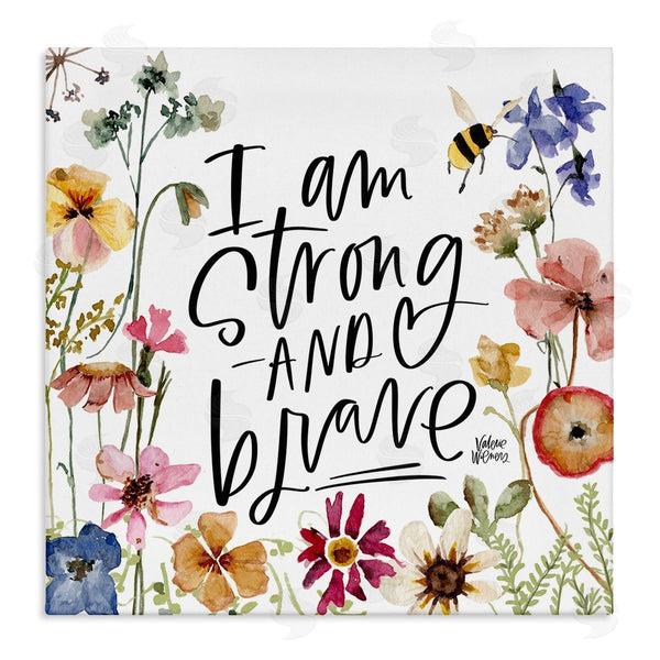 stupell industries Valerie Weiners | I Am Strong & Brave Inspirational