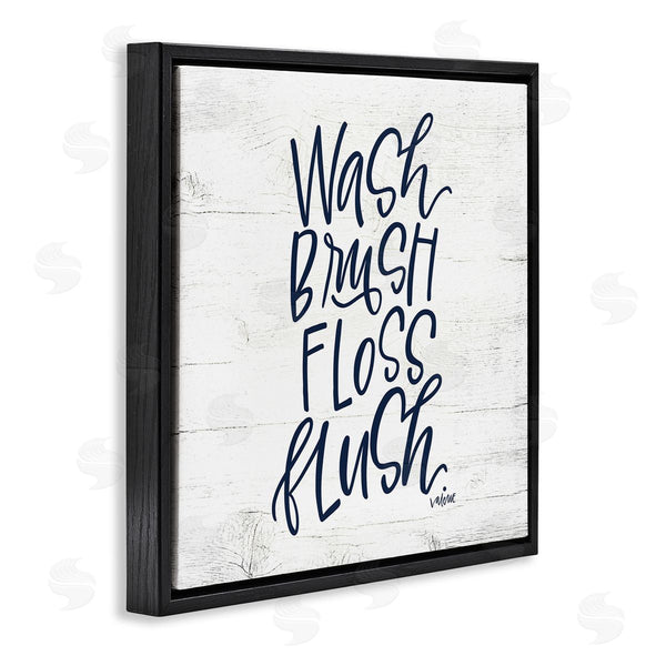 Stupell Industries Valerie Weiners | Rustic Bathroom Rules