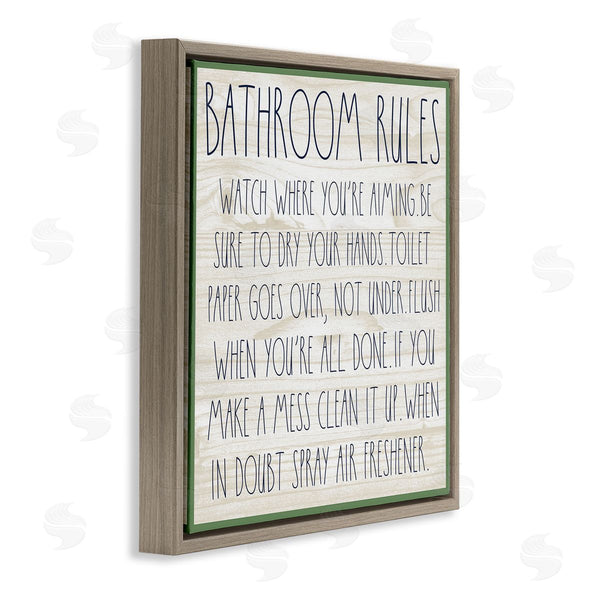 Stupell Industries Valerie Weiners | Rustic Chic Bathroom