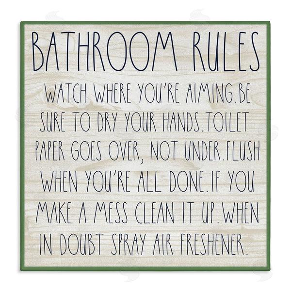 stupell industries Valerie Weiners | Rustic Chic Bathroom