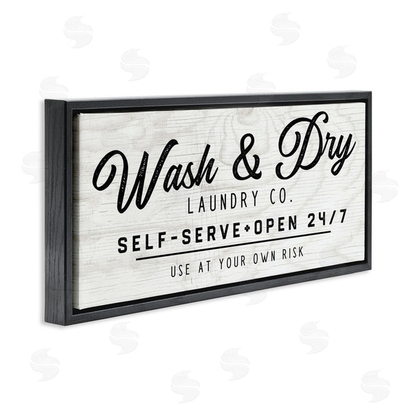 Stupell Industries Valerie Weiners | Self Service Laundry Wall Art